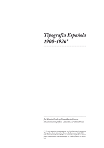 Tipografía Española 1900-1936