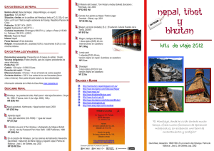 Kit de viaje Nepal, Tibet y Buthan