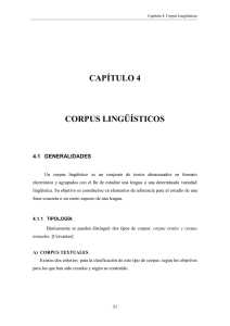 capítulo 4 corpus lingüísticos - Grupo de Tecnología del Habla
