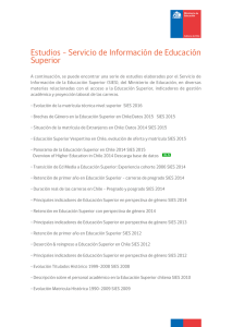 Estudios - Servicio de Información de Educación Superior