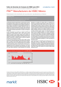 HSBC Mexico Manufacturing PMI (Spanish)