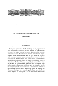 Page 1 LA ERUPCION DEL V0L0AN CALBU00 TOPOGRAFÍA El