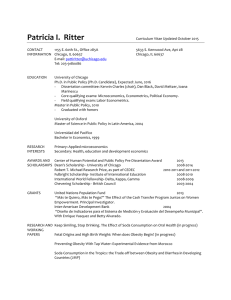 Patricia I. Ritter - Harris School of Public Policy