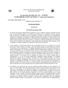 Observación General 17 del Comité de Derechos