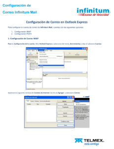 Configuración de Correo en Outlook Express