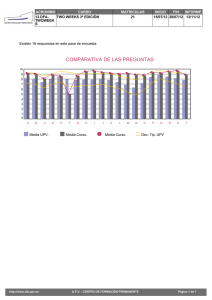 comparativa de las preguntas