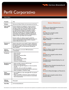 Vertex Standard Corporate Profile