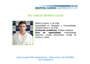 dr. carlos infante calvo - Hospital Clínico Universidad de Chile