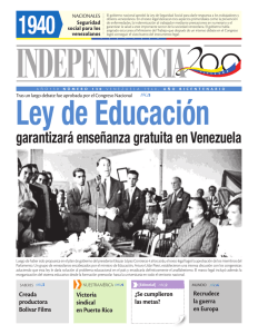 garantizará enseñanza gratuita en Venezuela