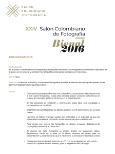 Convocatoria - Salón Colombiano de Fotográfia