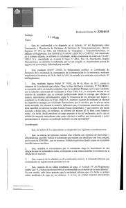 Page 1 Subsecretaria de Telecomunicaciones Gobierno de Chile