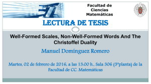 Presentación de PowerPoint - Facultad de Ciencias Matemáticas