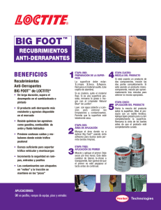 Loctite ® Big Foot ™ Recubrimientos Anti