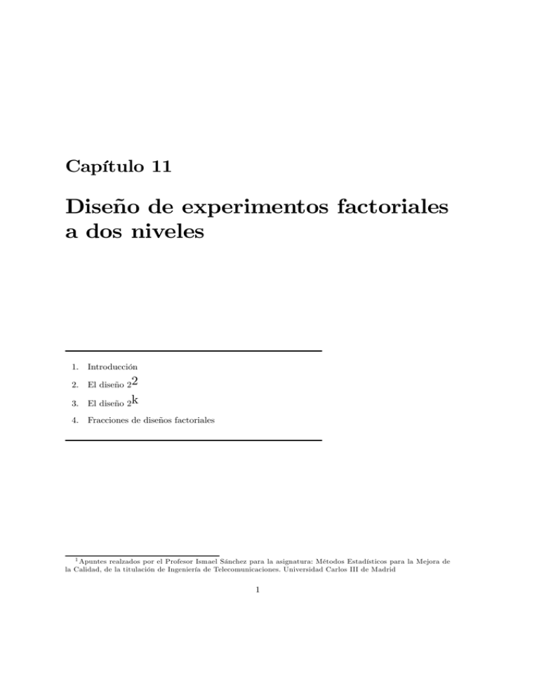 Diseño De Experimentos Factoriales A Dos Niveles