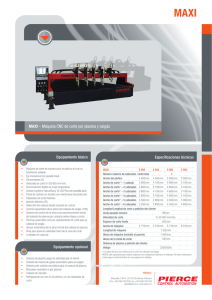 MAXI – Máquina CNC de corte por plasma y oxigás