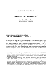 Novelas de caballerías - Biblioteca Virtual Miguel de Cervantes