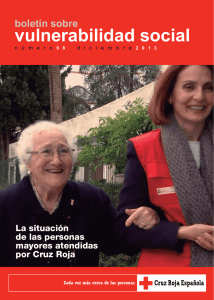 vulnerabilidad social - Sala de Prensa – Cruz Roja Española