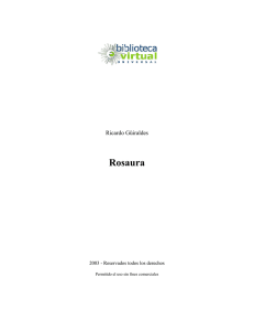 Rosaura - Biblioteca Virtual Universal