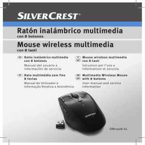 Ratón inalámbrico multimedia Mouse wireless multimedia