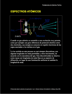 espectros atómicos - Dr. Luis Alberto Montero Cabrera