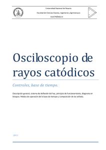 Osciloscopio de Rayos Catódicos - FCEIA