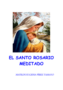 el santo rosario meditado
