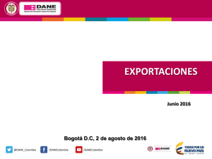 Exportaciones Junio 2016