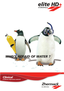 WHO`S AFRAID OF WATER ?