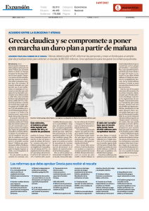 Grecia claudica y se compromete a poner en marcha un duro plan a