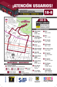 Mapa de la ruta 18-8