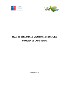 plan de desarrollo municipal de cultura comuna de lago verde