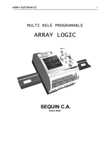 Manual de uso del Array-Logic