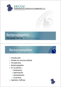 Backpropagation - Fernando Berzal