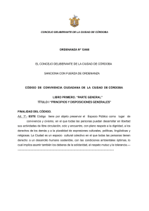 Ordenanza Nº 12.468 - Tribunal de Faltas de la Municipalidad de