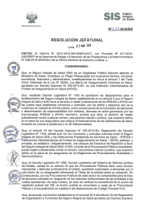 Page 1 Seguro Integral de Salud Nº OS 8