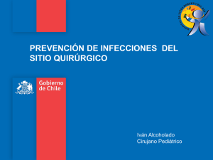 PREVENCIÓN DE INFECCIONES DEL SITIO QUIRÚRGICO