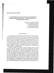 ¿ LA HISTORIA DE UN CONFLICTO DE IDENTIDADES ?