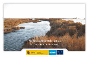 Medidas ambientales en las actuaciones de Acuamed