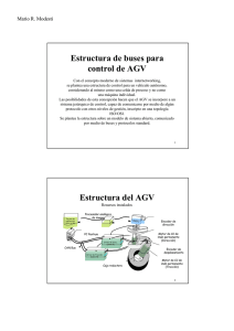 Estructura de buses para control de AGV Estructura del AGV