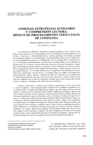 ansiedad, estrategias auxiliares , y comprension lectora