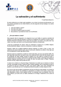 La salvación y el sufrimiento