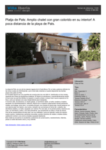 Villa Iberia - Platja de Pals: Amplio chalet con gran colorido en su