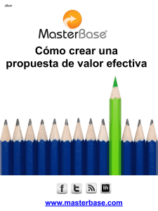 Propuesta de Valor V_CCS.key - Centro de Aprendizaje MasterBase