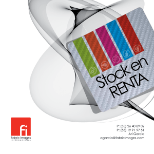 Stock en RENTA - Fabric Images, Inc.