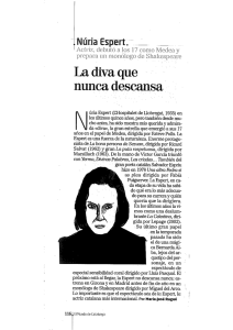 Núria Espert: La diva que no descansa (Maria