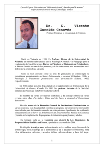 Dr. D. Vicente Garrido Genovés