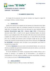 12. Características del Barroco - Lengua castellana y literatura