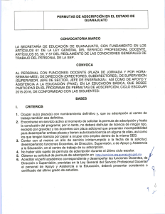 Page 1 PERMUTAS DE ADSCRIPCIÓN EN EL ESTADO DE