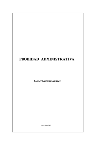 probidad administrativa - Universidad de Tarapacá