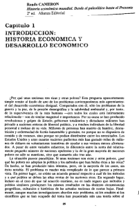 Page 1 Rondo CAMERON Historia económica mundial. Desde el